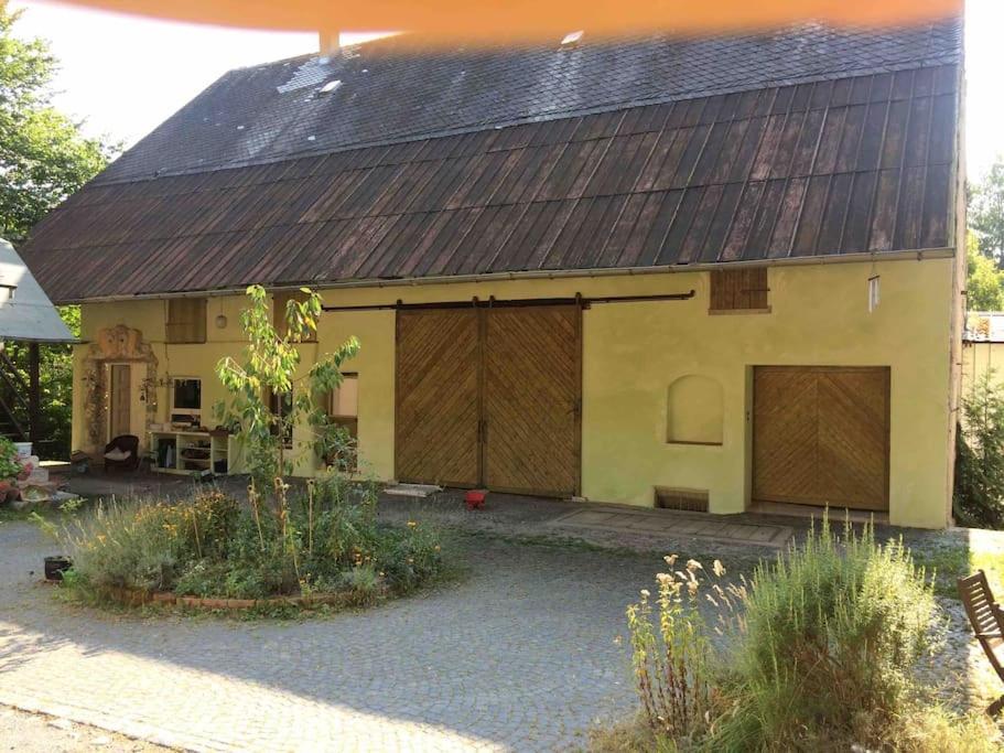 WeinbachKleine Kunstremise Mit Holzofen Burg Freienfelsアパートメント エクステリア 写真
