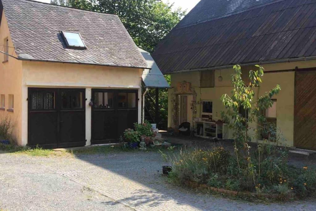 WeinbachKleine Kunstremise Mit Holzofen Burg Freienfelsアパートメント エクステリア 写真
